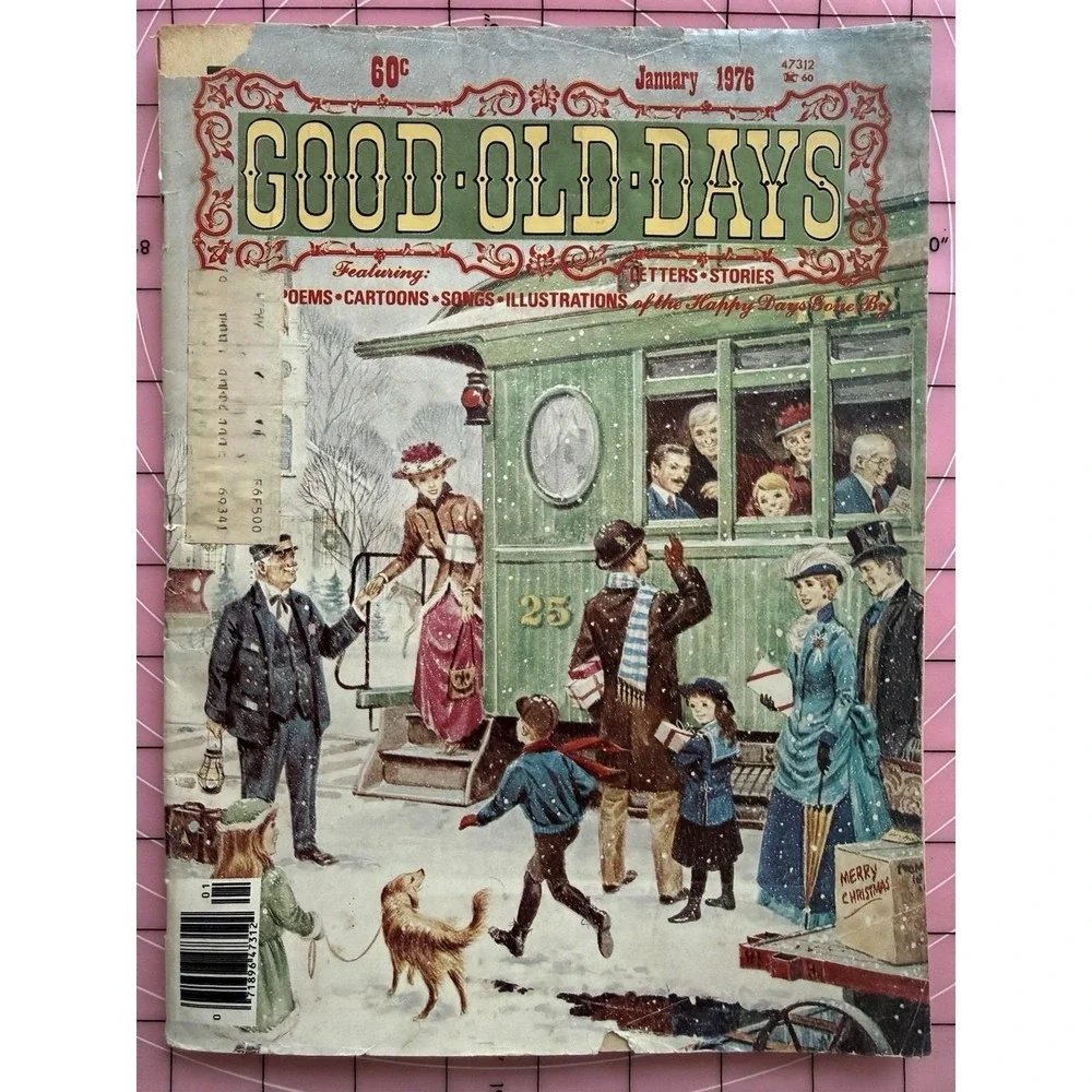 GOOD OLD DAYS‎ Magazine January 1976 Issue Vintage Americana
